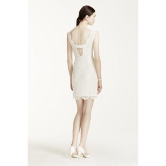 Short Wedding Dress / Bridal Rehearsal Party Dress - Picture 4 of 8